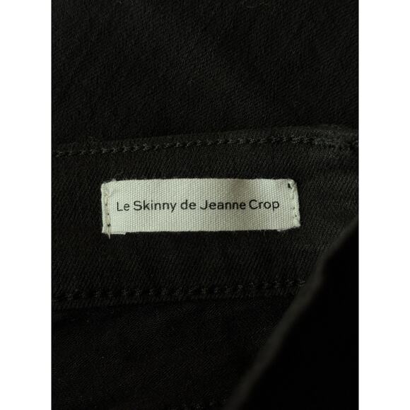 Frame jeans black Le Skinny de Jeanne crop size 25 - Picture 6 of 8
